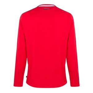 Musto Mens Sunblock Plain Long-Sleeved T-Shirt / Red